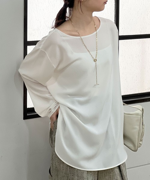 セール】ラウンドブラウスTee（シャツ/ブラウス）｜GALLARDAGALANTE