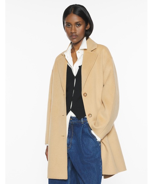 セール】DOUBLEFACE COAT（チェスターコート）｜Maison Kitsune