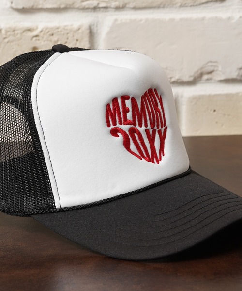 MEMORY】ZOZOTOWN限定カラー追加 ハートロゴ メッシュキャップ / Heart