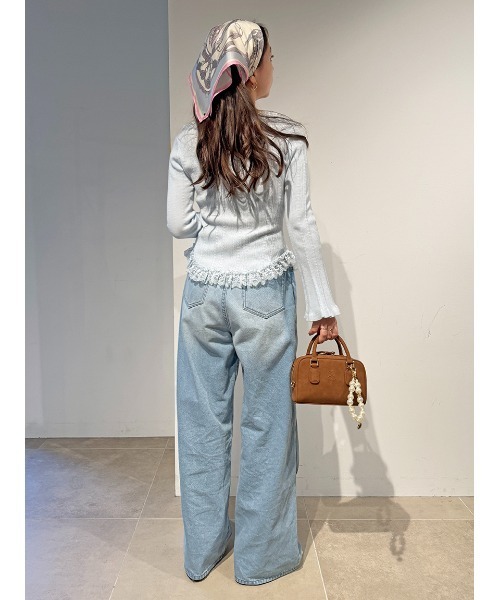 SNIDEL（スナイデル）の「Sustainableフリルニットプルオーバー