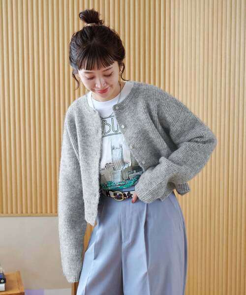 ZOZO限定】手洗い可 / コンパクトニットカーデ（カーディガン/ボレロ