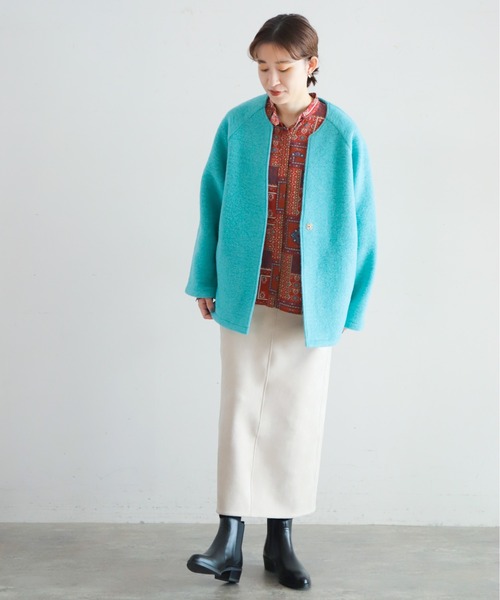 スライバーニット ショートコート | NOMBRE IMPAIR