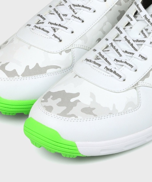 PSYCHO BUNNY カモフラージュ ゴルフスニーカーサイズ27.5cm PSYCHO