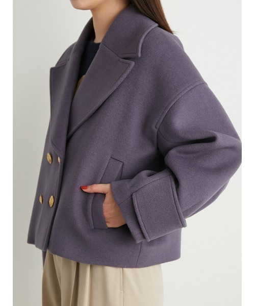 LILY BROWN（リリーブラウン）の「ダブルボタンショートコート（その他