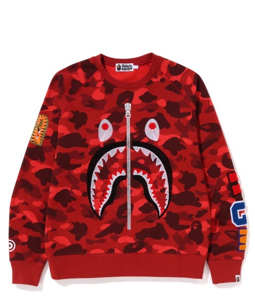 A BATHING APE（アベイシングエイプ）の「COLOR CAMO EMBROIDERY SHARK
