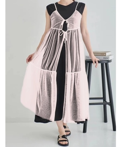 セール】チュールキャミソールワンピース（ワンピース）｜fifth