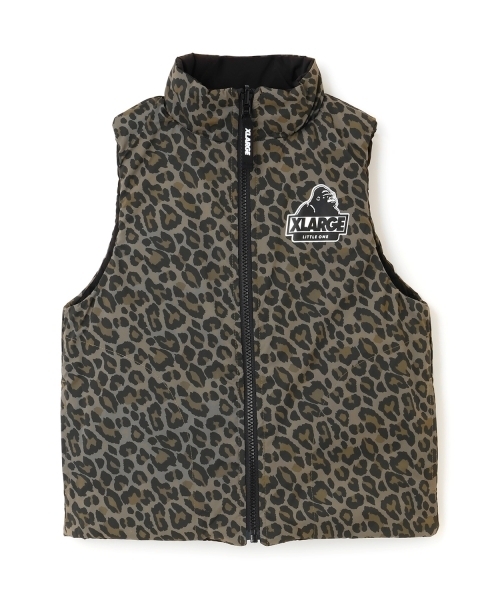 セール】レオパードリバーシブルベスト（ベスト）｜XLARGE KIDS