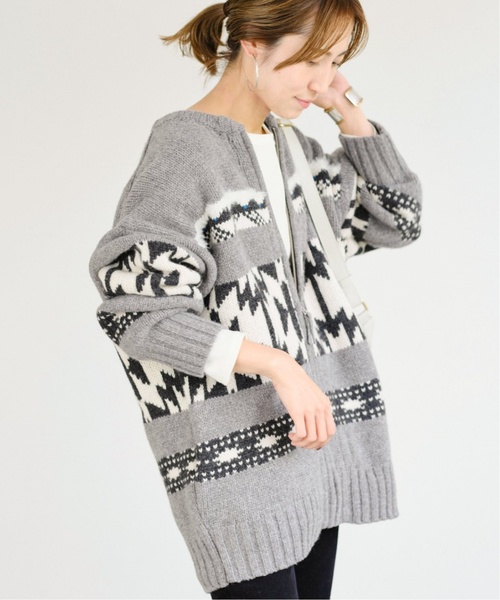 FRAMeWORK（フレームワーク）の「≪追加≫ジャガードZIPカーディガン