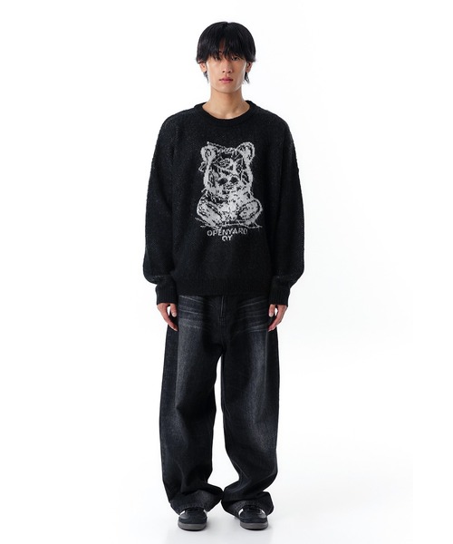 OY（オーワイ）の「『OY/オーワイ』HAIRY SKETCH ODOLLY KNIT/へアリー