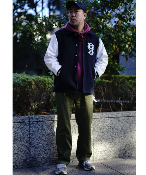 DENHAM（デンハム）の「DENHAM/デンハム/STADIUM MELTON WOOL BLOUSON