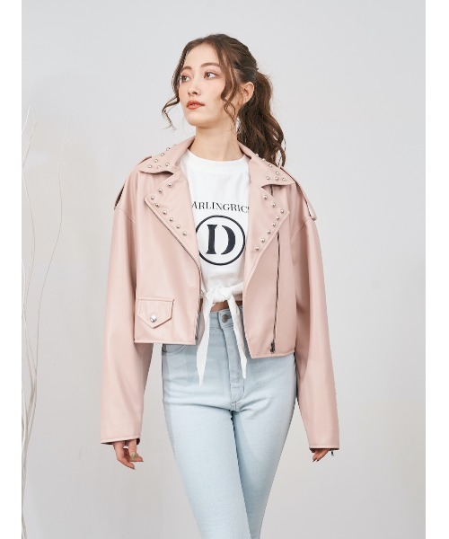 スタッズライダースジャケット（ライダースジャケット）｜Darich