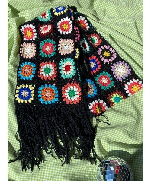 WC（ダブル シー）の「クロシェ編みマフラー（マフラー）」 - WEAR