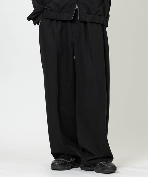 セール】【13】ワンタックワイドパンツ（デニムパンツ）｜JOHN'S