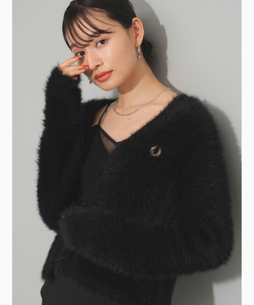 Ray BEAMS（レイビームス）の「FRED PERRY / 別注 Fluffy V-neck Knit