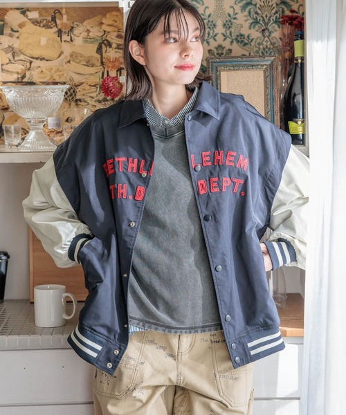 niko and（ニコアンド）｜スタジャン（ブルー系）一覧 - WEAR