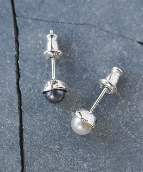 ブラックパールピアス（ピアス（片耳用））｜e.m.（イーエム）の