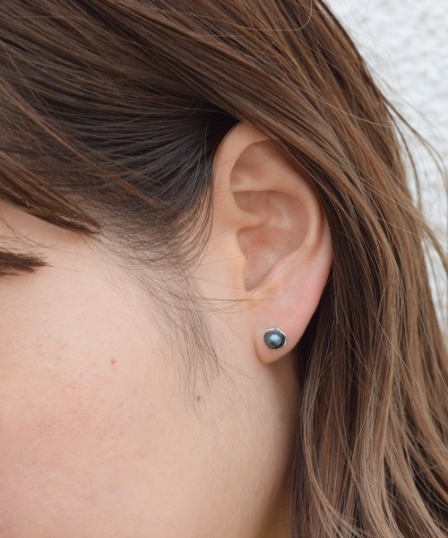 ブラックパールピアス（ピアス（片耳用））｜e.m.（イーエム）の