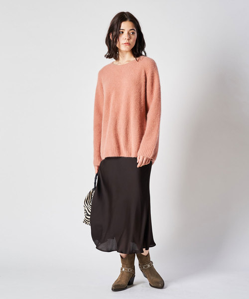 Whim Gazette（ウィムガゼット）の「ファーニット畦クルーネックプル