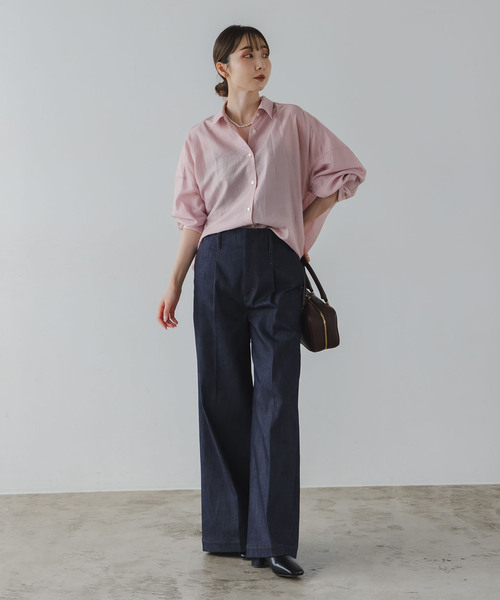 セール】《追加》イージーケアルーズドレープシャツ（シャツ/ブラウス