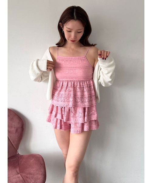 SNIDEL HOME（スナイデルホーム）の「カットレースキャミソール