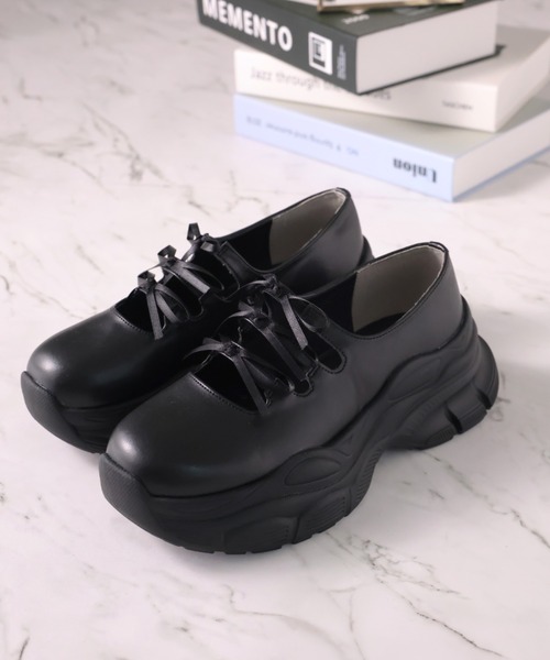 セール】厚底トリプルリボンスニーカー ZOZOTOWN+オフィシャルサイト