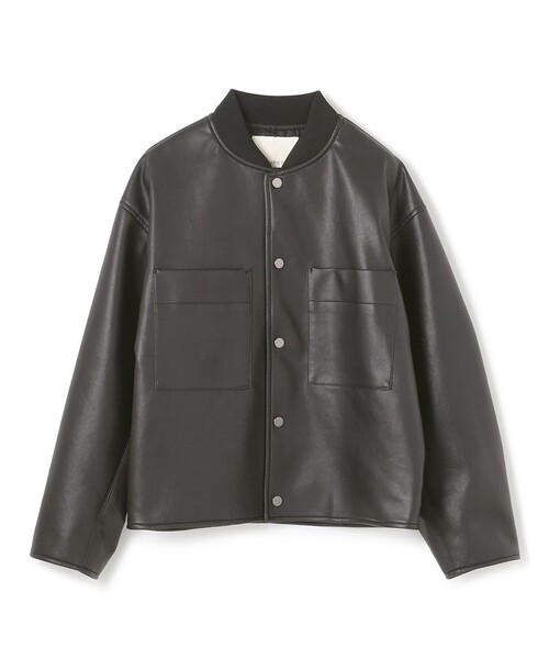 uncrave（アンクレイヴ）の「ウォッシャブル エコレザー ブルゾン