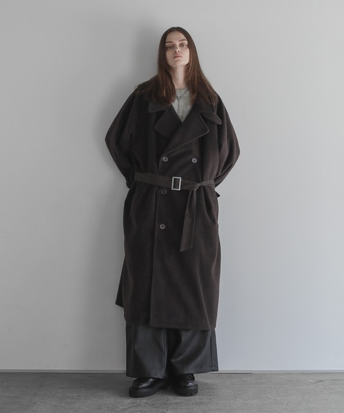 SOCCE（ソーシー）の「ウールミックスオーバーサイズ2wayハイネック