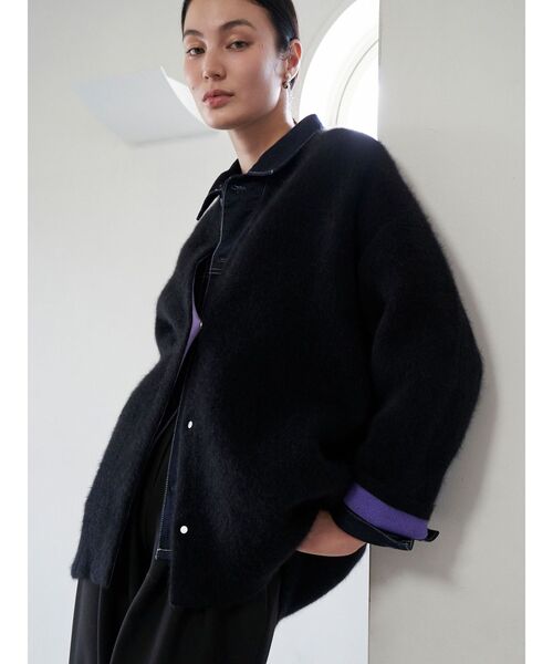 セール】CNラクーンミックスダブルカーディガン（カーディガン/ボレロ