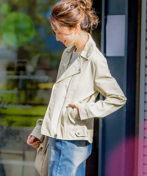 ライダースジャケット（ホワイト系）一覧 - WEAR