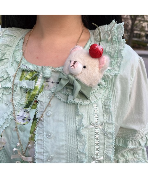 PINK HOUSE（ピンクハウス）の「しろくま顔ぐるみコサージュ（ブローチ