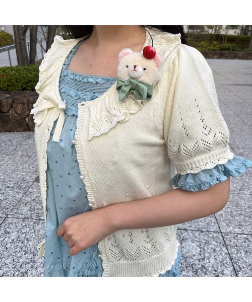 PINK HOUSE（ピンクハウス）の「しろくま顔ぐるみコサージュ（ブローチ