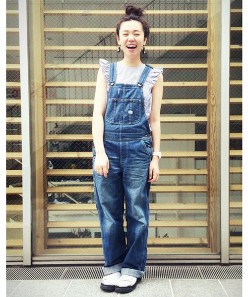 Lee（リー）の「【mini5月号掲載】MILKFEDxLee OVERALL （デニム