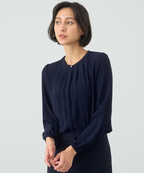 ANAYI（アナイ）の「バックサテンボウタイ ブラウス（シャツ/ブラウス