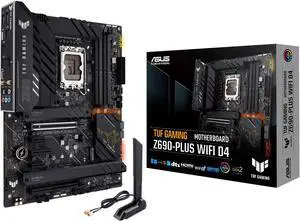 ASUS TUF Gaming Z690-PLUS D4 LGA 1700 ATX Motherboard, 15 DrMOS