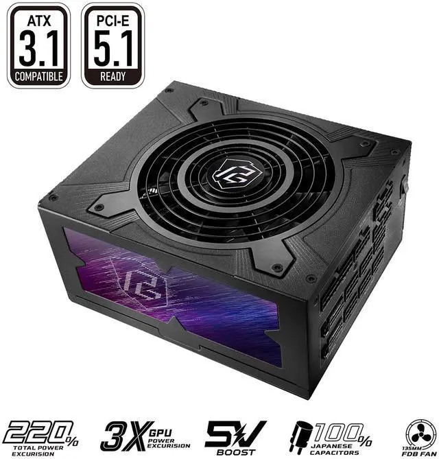 ASRock PG-1300G 1300 W Power Supply - Newegg.com