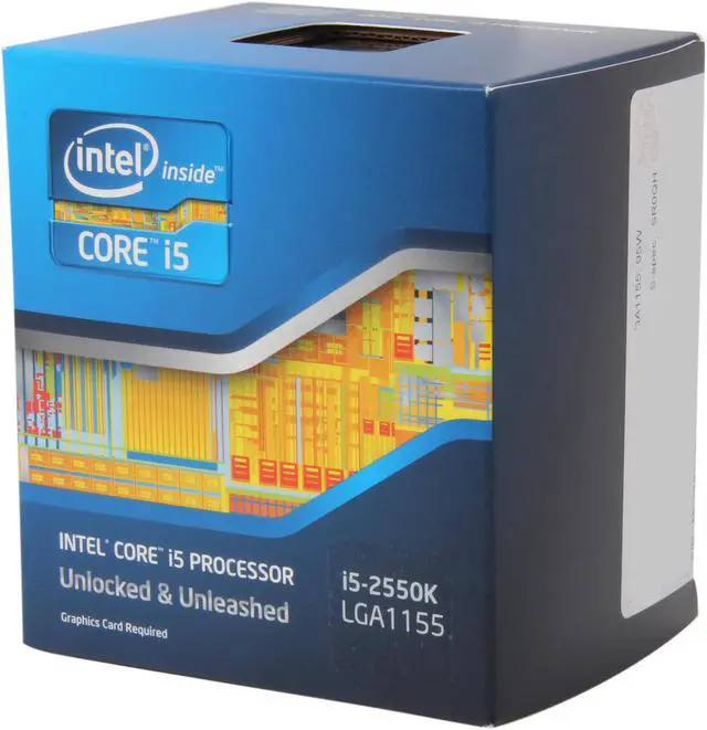 Intel Core i5-2550K - Core i5 2nd Gen Sandy Bridge Quad-Core 3.4