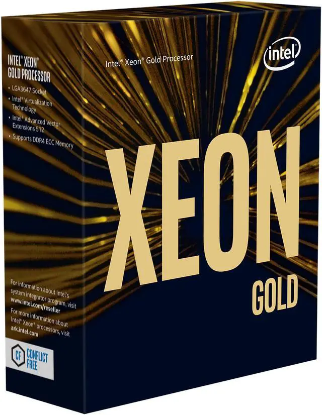 Intel Xeon Scalable Gold 6138 SkyLake 20-Core 2.0 GHz (3.7 GHz