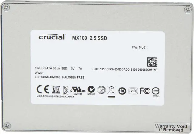 Crucial MX100 2.5
