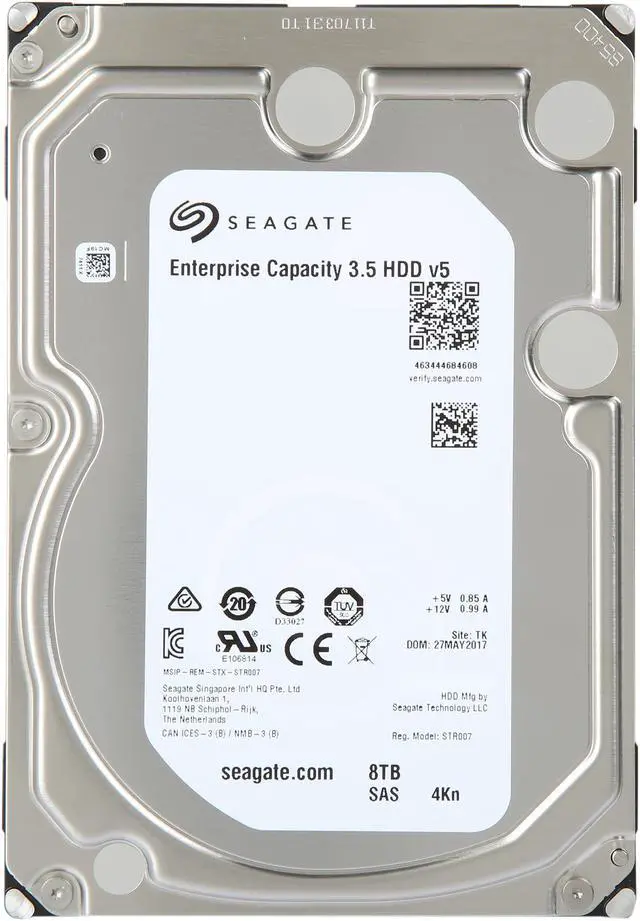 Seagate Enterprise Capacity 3.5'' HDD 8TB 7200 RPM 4Kn SAS 12Gb/s