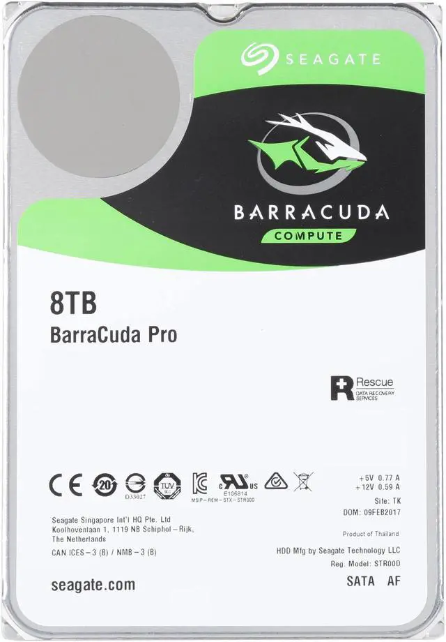 Seagate BarraCuda Pro 8TB 7200 RPM 3.5