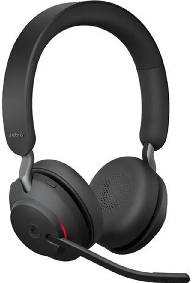 Jabra Evolve2 65 MS Wireless Headphones with Link380a, Stereo