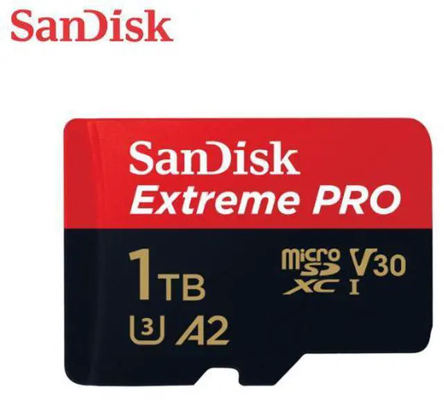 SanDisk 1TB Extreme PRO A2 microSDXC Card UHS-I U3 V30 Read Speed