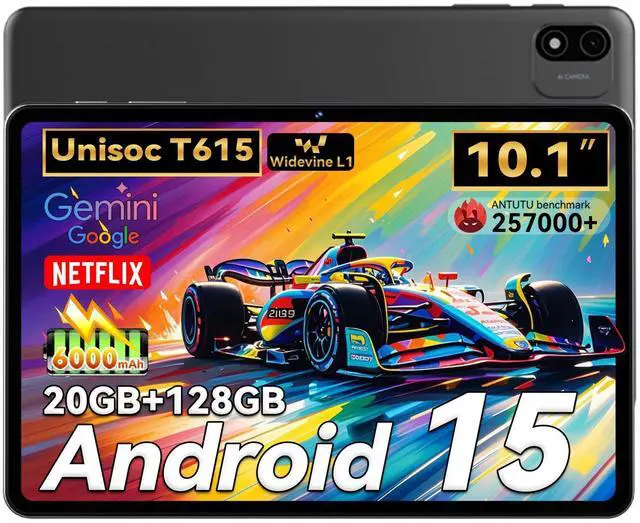 Alphawolf Lpad2S Android 15 Tablet 10 inch,20GB (8+12GB Expanded