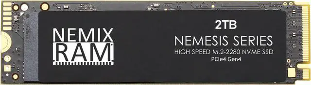 NEMIX RAM NEMESIS Series 2TB M.2 2280 Gen4 PCIe NVMe SSD Write
