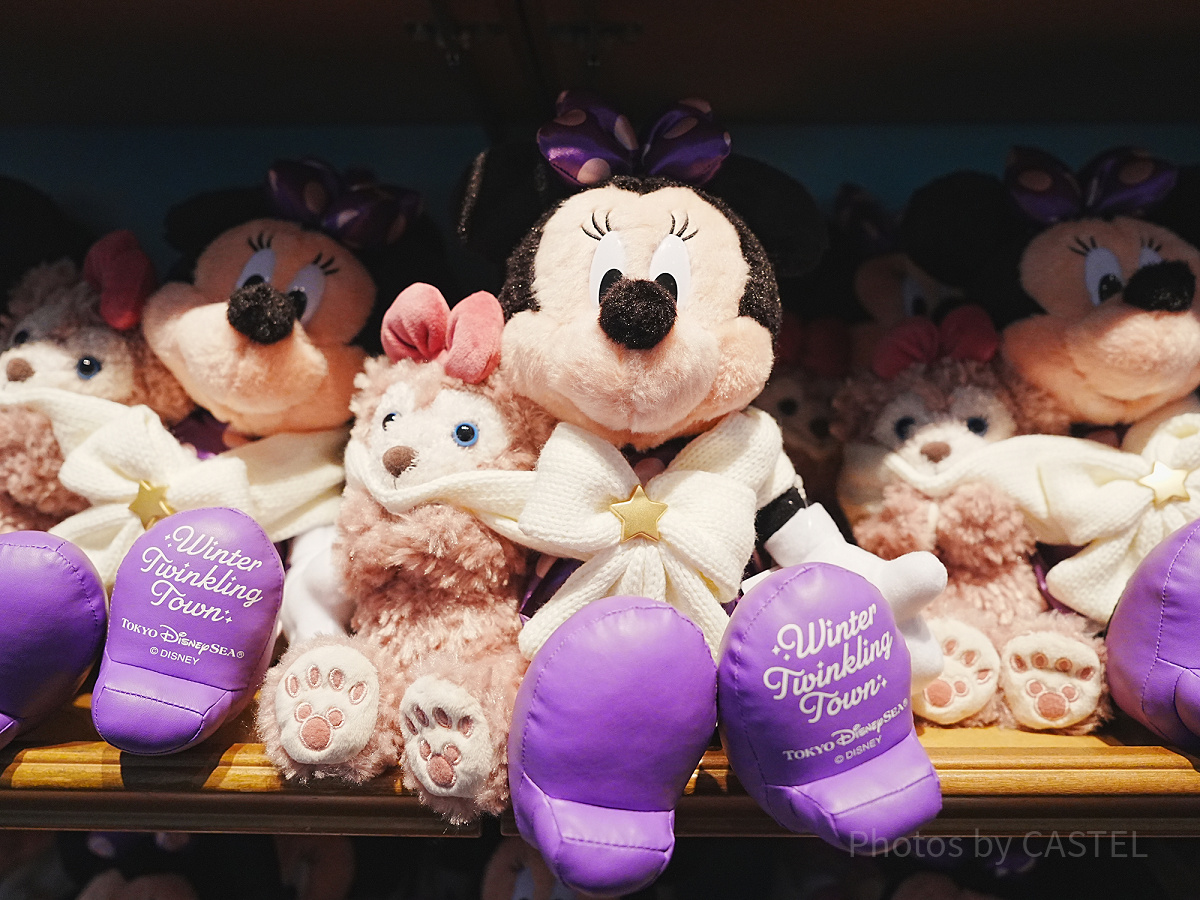 ミニーとシェリーメイぬいぐるみ（ダッフィー＆フレンズのウィンター