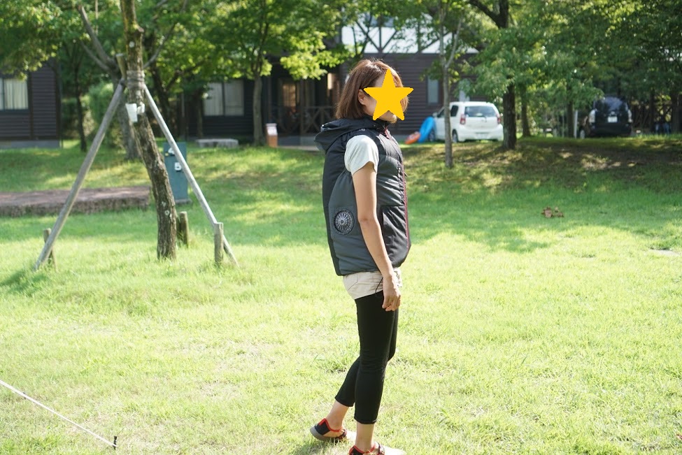 ワークマンの空調ウェアウインドコアで、扇風機を身にまとってみた