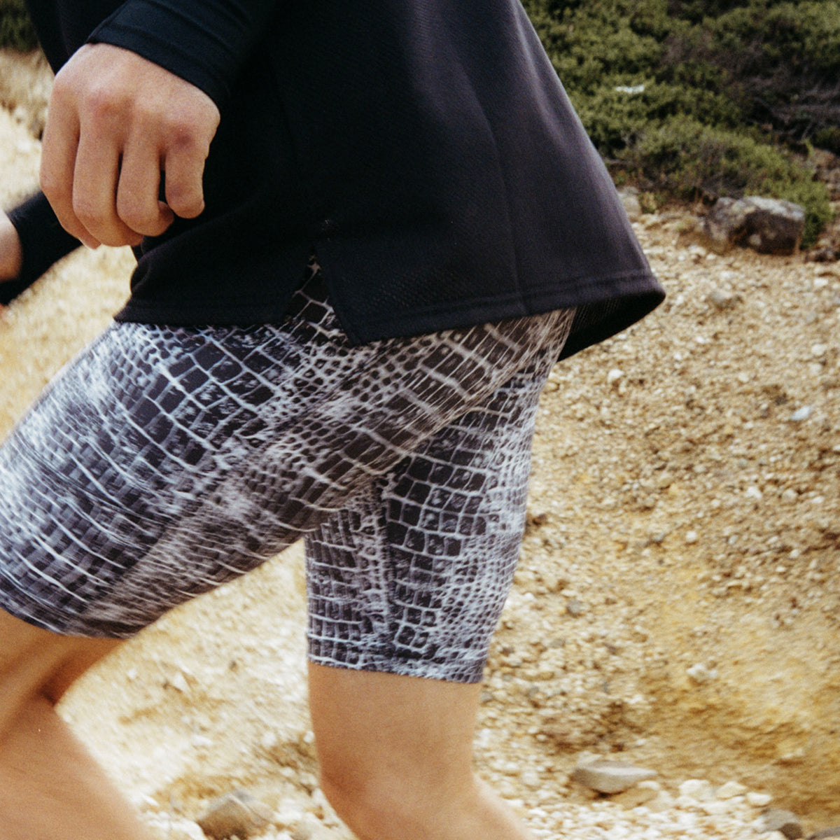 CROCODILE 10 POCKETS SHORT LEGGINGS（MEN）