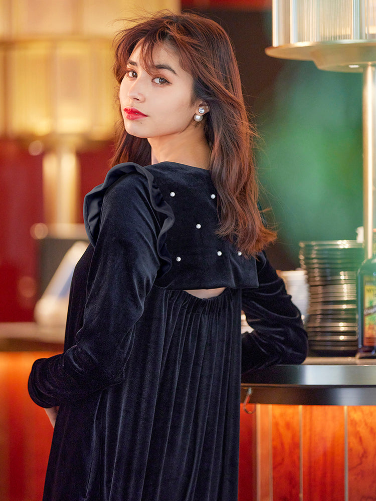 ベロアパールワンピース |【公式】Chestyオンラインショップ