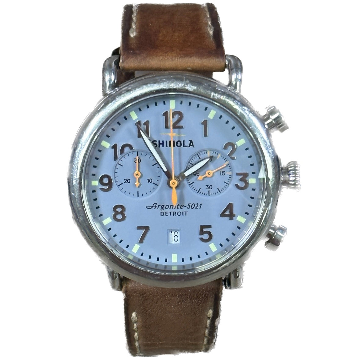 Shinola The Runwell 41mm 2 Eye Chrono - Slate Blue | Chicago
