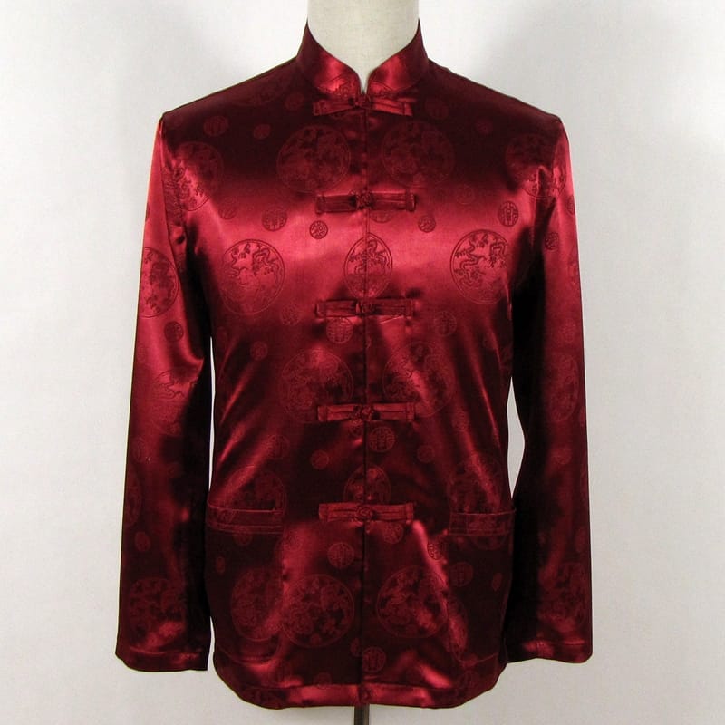 シルクジャガード太極拳シャツ（ 太極拳）｜チャイナカジュアル